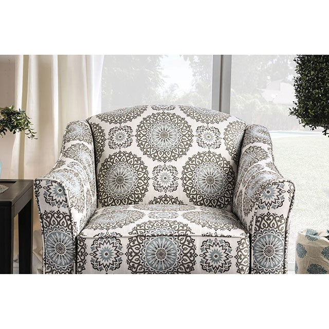 Misty Ivory/Pattern Floral Chair - Visions in Furniture (La Mirada, CA)