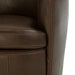 Parker Living Barolo 100% Italian Leather Swivel Club Chair Two Pack