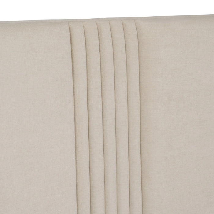 Newhart - Modern Beige Fabric Bed