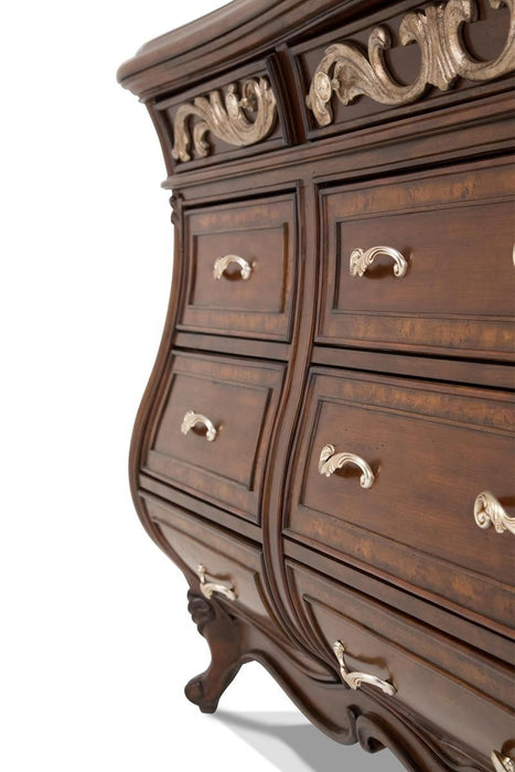 Aico Platine de Royale Dresser in Light Espresso - Visions in Furniture (La Mirada, CA)