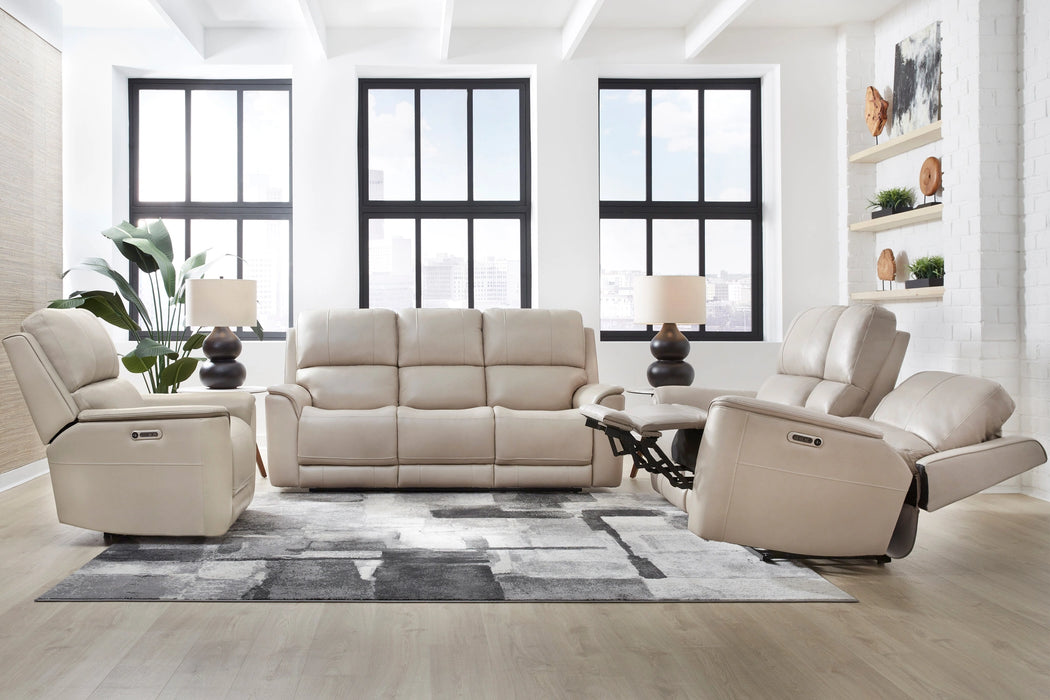 Parker Living Easton - Steamboat Brown Zero Gravity Power Reclining Tilt Console Loveseat P3