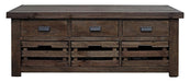 Parker House Lapaz Cocktail Table in Rustic Worn Fine