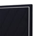 Ava 6/0 Wk Headboard, Footboard & Slat Kit-Ebony