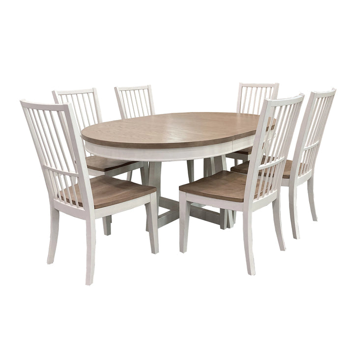 Parker House Americana Modern Dining 48 Inch Round Extendable Dining Table