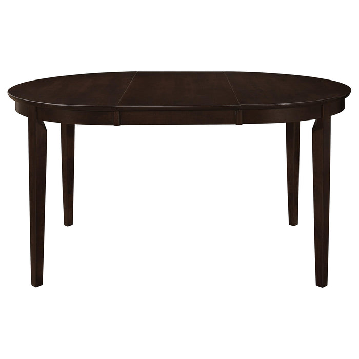 Gabriel 5-piece Extension Leaf Dining Table Set Cappuccino - Visions in Furniture (La Mirada, CA)