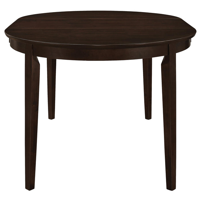 Gabriel 5-piece Extension Leaf Dining Table Set Cappuccino - Visions in Furniture (La Mirada, CA)