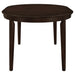 Gabriel 5-piece Extension Leaf Dining Table Set Cappuccino - Visions in Furniture (La Mirada, CA)