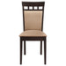 Gabriel 5-piece Extension Leaf Dining Table Set Cappuccino - Visions in Furniture (La Mirada, CA)