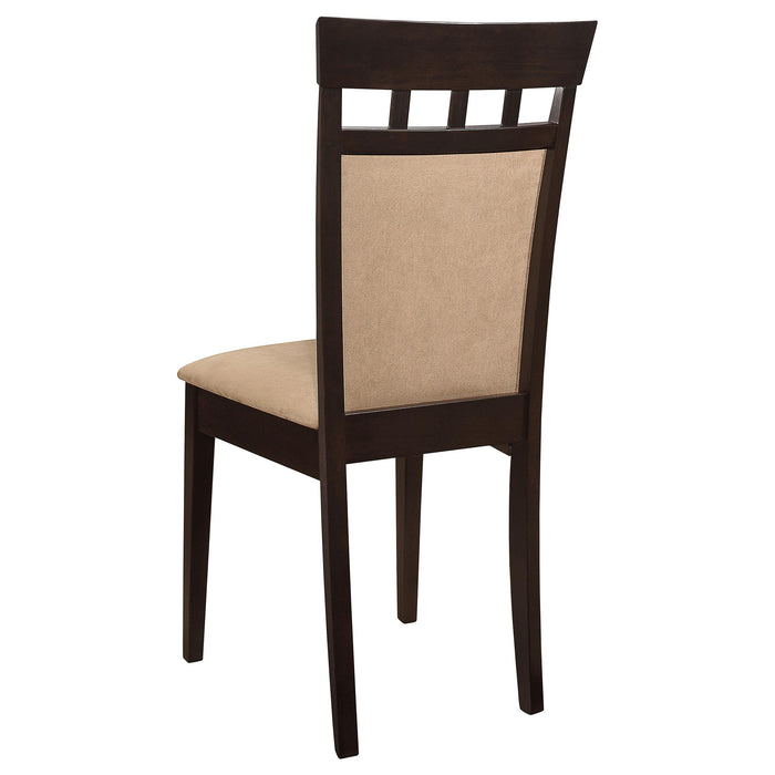 Gabriel 5-piece Extension Leaf Dining Table Set Cappuccino - Visions in Furniture (La Mirada, CA)