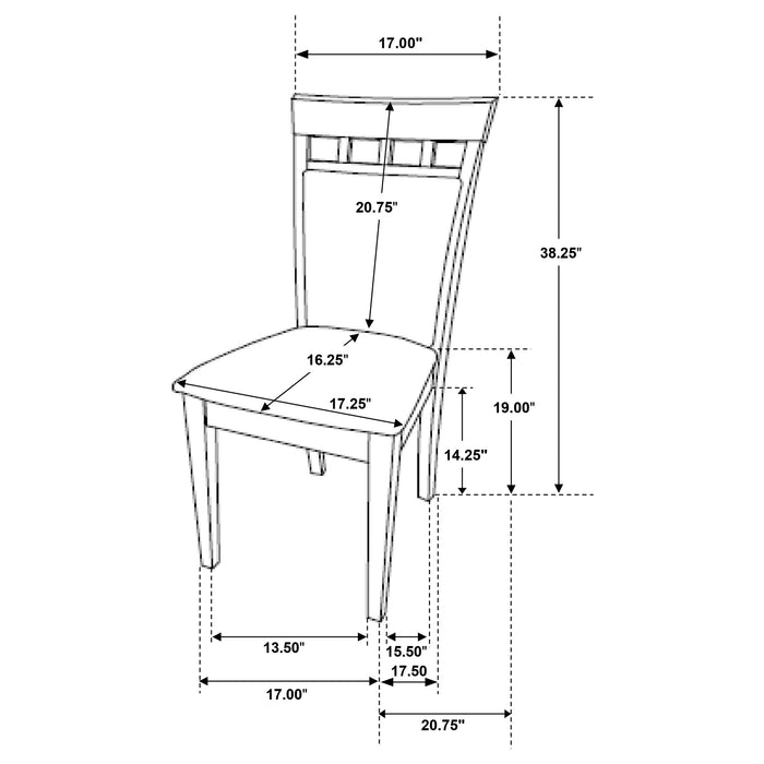 Gabriel 7 Pc Dining Set - Visions in Furniture (La Mirada, CA)