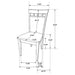 Gabriel 7 Pc Dining Set - Visions in Furniture (La Mirada, CA)