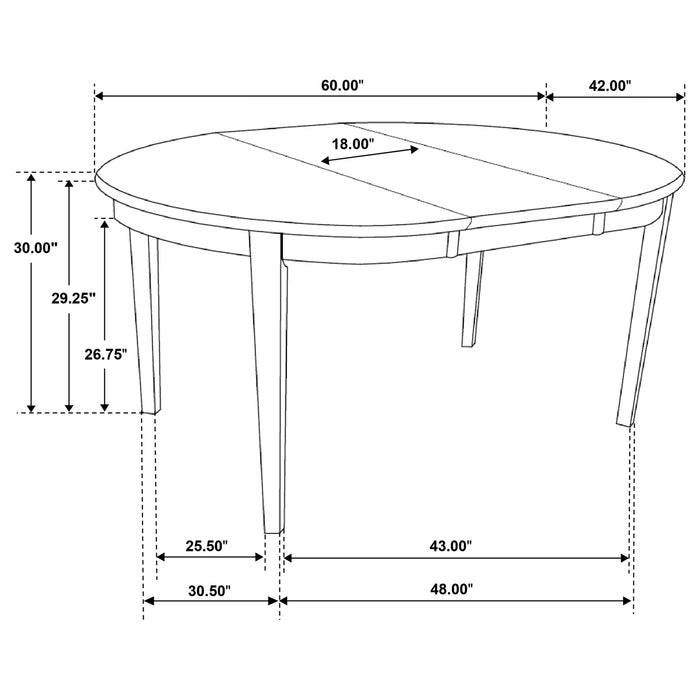 Gabriel 7 Pc Dining Set - Visions in Furniture (La Mirada, CA)