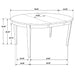 Gabriel 7 Pc Dining Set - Visions in Furniture (La Mirada, CA)