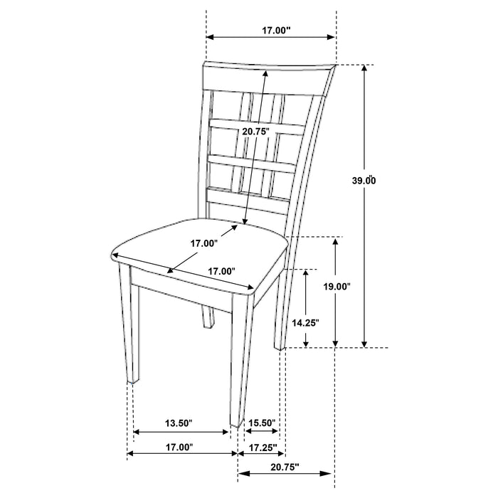 Gabriel 7 Pc Dining Set - Visions in Furniture (La Mirada, CA)