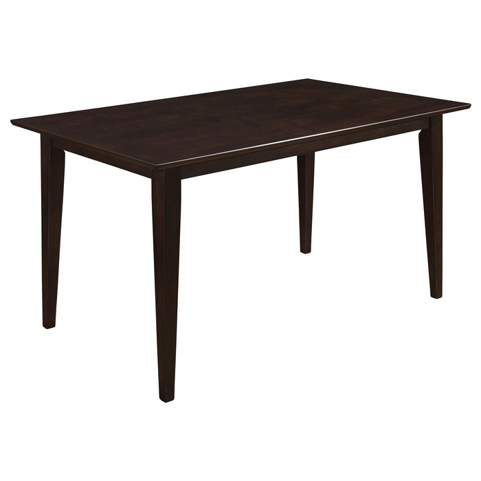 Gabriel 5-piece Rectangular 59-inch Dining Set Cappuccino - Visions in Furniture (La Mirada, CA)