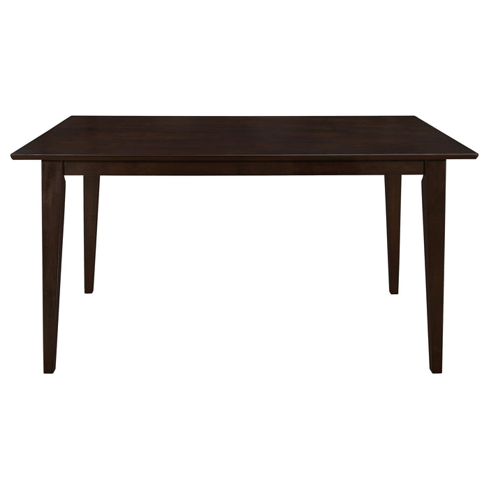 Gabriel 5-piece Rectangular 59-inch Dining Set Cappuccino - Visions in Furniture (La Mirada, CA)