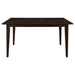 Gabriel 5-piece Rectangular 59-inch Dining Set Cappuccino - Visions in Furniture (La Mirada, CA)