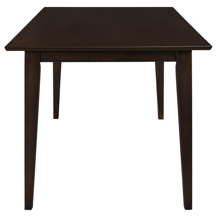 Gabriel 5-piece Rectangular 59-inch Dining Set Cappuccino - Visions in Furniture (La Mirada, CA)