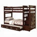 Allentown Twin-Twin Bunk Bed With Trundle and Storage - Visions in Furniture (La Mirada, CA)
