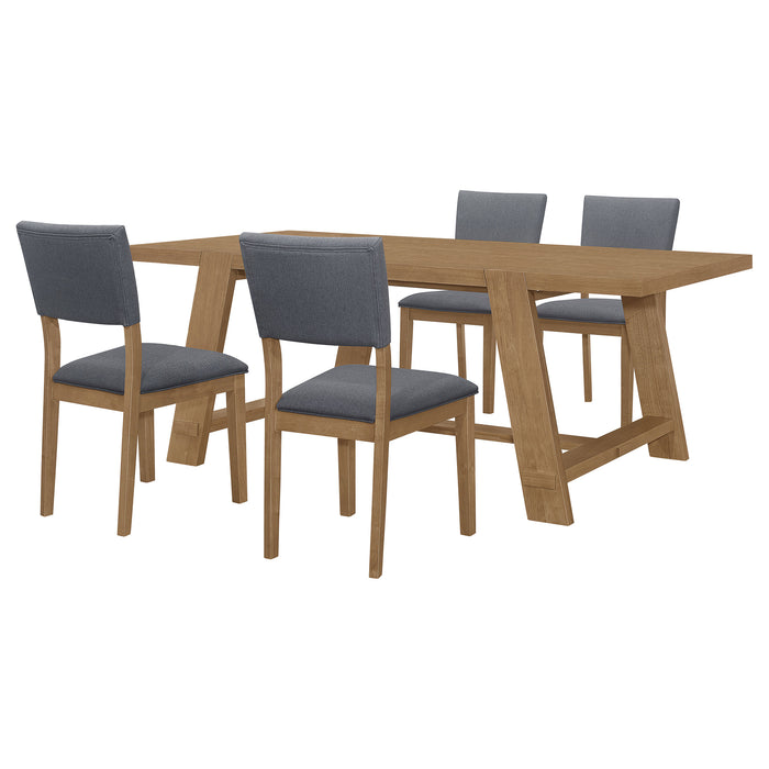 Sharon 5 Pc Dining Sets Gray - Visions in Furniture (La Mirada, CA)