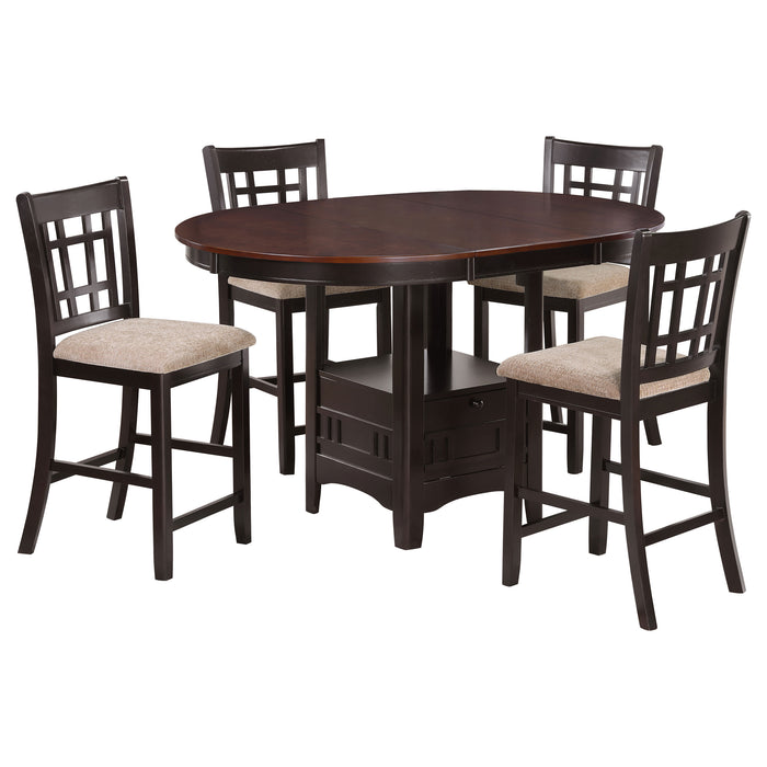 Lavon 5 Pc Counter Height Dining Sets - Visions in Furniture (La Mirada, CA)