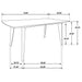 Malone Dining Sets - Visions in Furniture (La Mirada, CA)