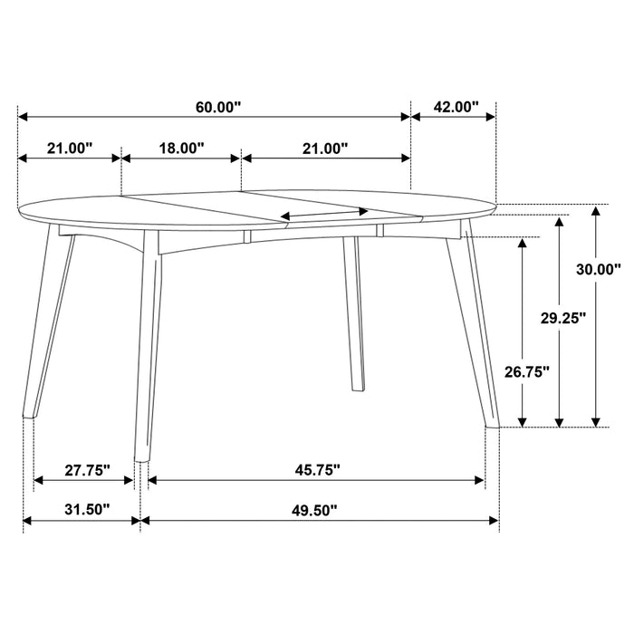 Jedda 5 Pc Dining Sets - Visions in Furniture (La Mirada, CA)