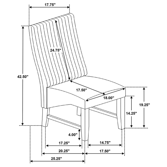 Barrand Side Chair - Visions in Furniture (La Mirada, CA)