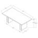 Carla Dining Table - Visions in Furniture (La Mirada, CA)
