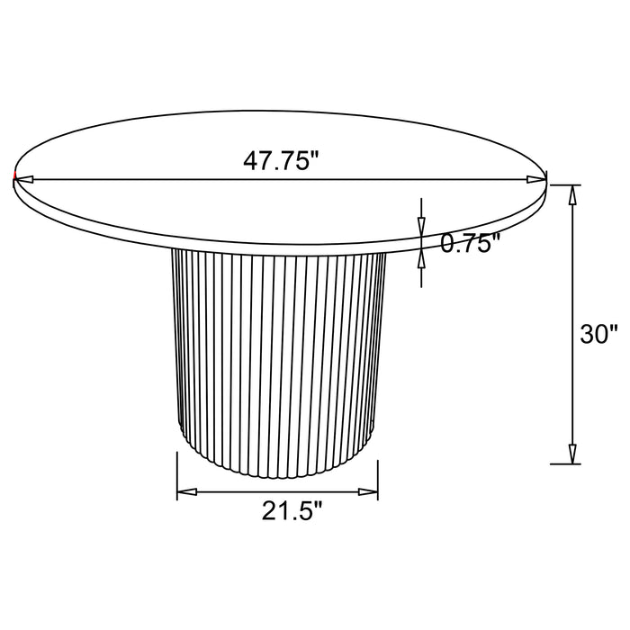 Bradbury Dining Table - Visions in Furniture (La Mirada, CA)