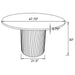 Bradbury Dining Table - Visions in Furniture (La Mirada, CA)
