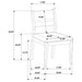 Cornelia 5 Pc Dining Set - Visions in Furniture (La Mirada, CA)
