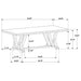 Cornelia Dining Table - Visions in Furniture (La Mirada, CA)