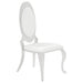 Antoine Rectangular Glass Top Dining Set Chrome - Visions in Furniture (La Mirada, CA)