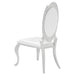 Antoine Rectangular Glass Top Dining Set Chrome - Visions in Furniture (La Mirada, CA)