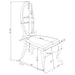 Antoine Rectangular Glass Top Dining Set Chrome - Visions in Furniture (La Mirada, CA)