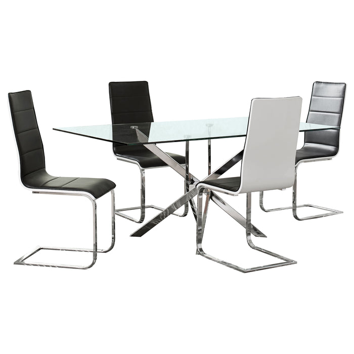Carmelo 5 Pc Dining Sets - Visions in Furniture (La Mirada, CA)