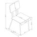Calla Side Chair - Visions in Furniture (La Mirada, CA)