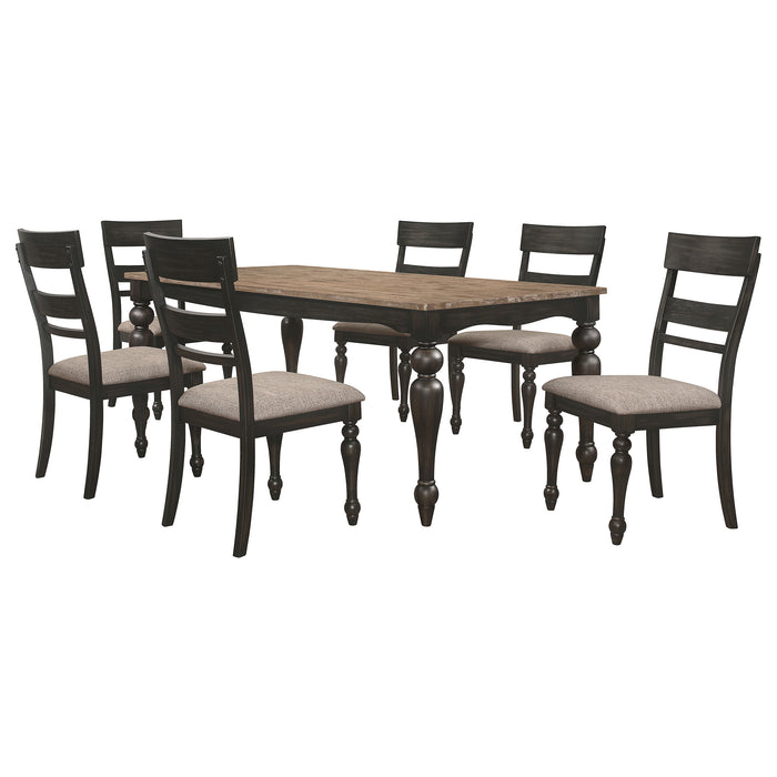 Bridget 7 Pc Dining Set - Visions in Furniture (La Mirada, CA)