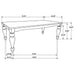 Bridget 7 Pc Dining Set - Visions in Furniture (La Mirada, CA)