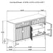 Brookmead Sideboard - Visions in Furniture (La Mirada, CA)