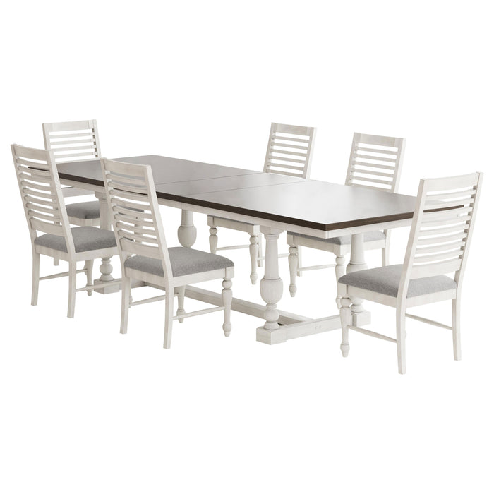 Aventine 7 Pc Dining Set - Visions in Furniture (La Mirada, CA)