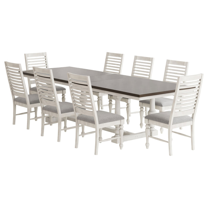 Aventine 9 Pc Dining Set - Visions in Furniture (La Mirada, CA)