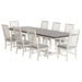 Aventine 9 Pc Dining Set - Visions in Furniture (La Mirada, CA)
