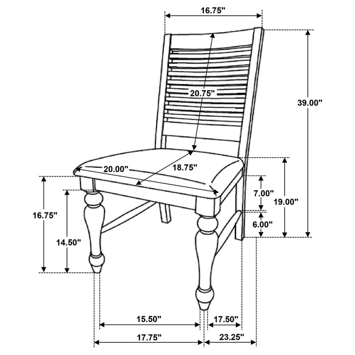 Aventine Side Chair - Visions in Furniture (La Mirada, CA)