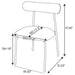 Anzio Side Chair - Visions in Furniture (La Mirada, CA)