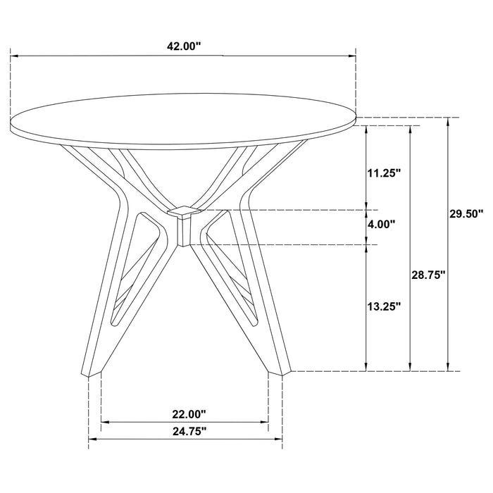 Elowen 5 Pc Dining Set - Visions in Furniture (La Mirada, CA)