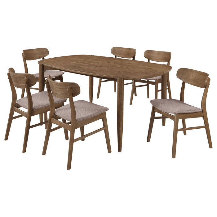 Dortch 7 Pc Dining Set - Visions in Furniture (La Mirada, CA)