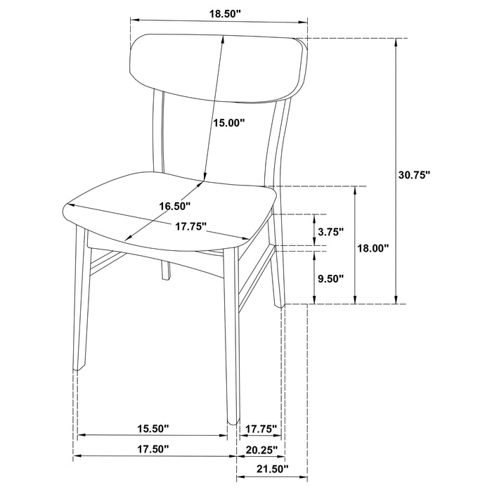 Dortch 7 Pc Dining Set - Visions in Furniture (La Mirada, CA)