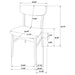 Dortch 7 Pc Dining Set - Visions in Furniture (La Mirada, CA)
